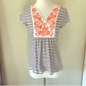 Boden Embroidered Top